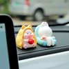 YGMONER Car Dashboard Rabbit Enjoying The Sun Ornaments Cute Car Interior Decor Accessories Room Decorative Desktop Decorations (Rabbit)