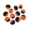 Midlee Orange/Black Dog Halloween Tennis Balls- Set of 6