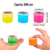 6 Pack Jelly Cube Crunchy Slime Kit, with Yellow, Pink, Purple, Green & Blue Clear Crunchy Slime, Super Soft Sludge Toy with Cute Charms, Party Favors Christmas Slime for Girls and Boys