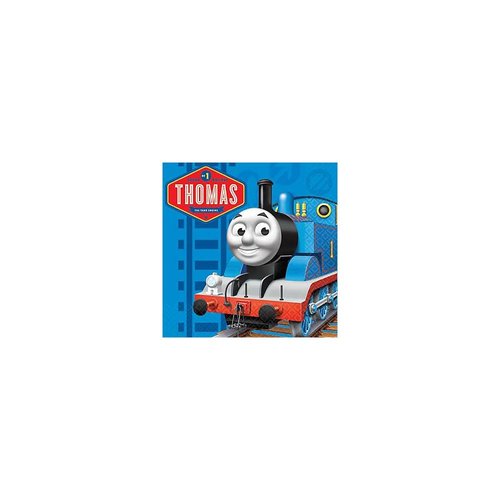 Amscan Cool Thomas The Tank Engine Birthday Party Beverage Napkins (16 Piece), 5 x 5, Blue