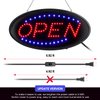 LED Open Sign, AGPTEK 19x10inch LED Business Open Sign Advertisement Board Electric Display Sign, Two Modes Flashing & Steady Light, for Business, Walls, Window, Shop, bar, Hotel,with Open/Close Sign