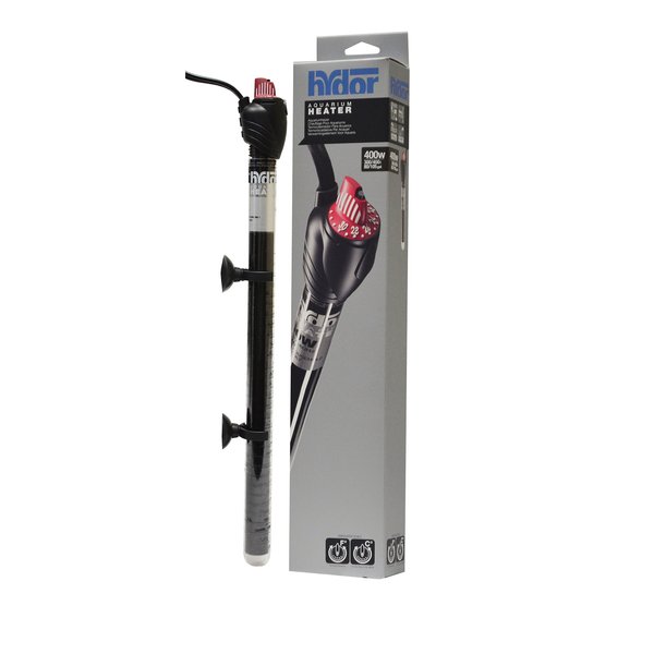 Hydor Theo Shatterproof Aquarium Heater, 400-Watt & Ideal For 80 To 105 Gallon Fish Tanks, 15.5 Inches Long