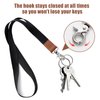 XCHIN Lanyards for Keys, Black Keychain Long Lanyard for Women Men, Cute Neck Lanyard for ID Badges Wallet