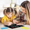 ZMLM Scratch Rainbow Art Paper Set - 50Pcs Magic Scratch Off Art Craft Supplies Kits for Kids Girls Boys Black Scratch Notes Sheet Doodle Pad for Fun DIY Toy Party Favors Christmas Birthday Gift