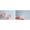 [Set of 20] Transparent Mouth Shield Chin Mask Set - Reusable, Anti-Fog, Sanitary Face Shield for Restaurants, Cafes, and Food Preparation