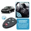 Keyless2Go Replacement for 2 New Keyless Entry Remote Start Car Key Fob for 22733524 KOBGT04A Malibu Cobalt G5 G6 Grand Prix Lacrosse Allure