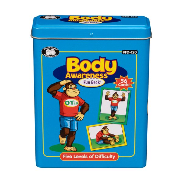 Super Duper Publications | Yoga Body Awareness and Exercise Fun Deck | Occupational Therapy Flash Cards | Gross Motor Movement Activity | Educational Learning Materials for Children