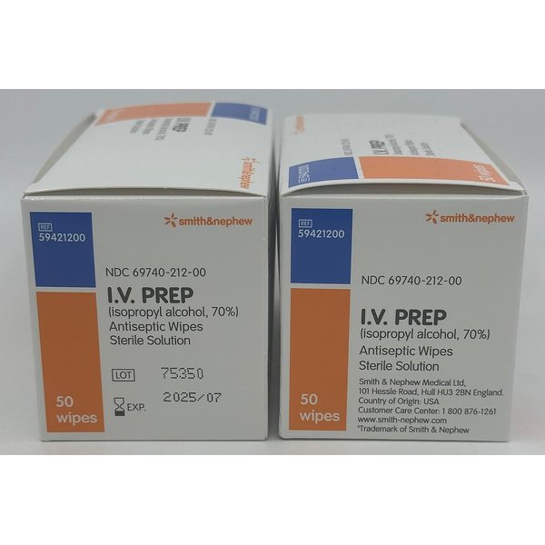 Smith & Nephew IV Prep Antiseptic Wipes