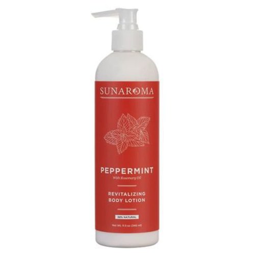 Just Essence Moisturizing Body Lotion - 12 oz (Natural Lotion -Peppermint)