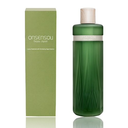 Onsensou Organic Sulfate Free Shampoo,Hot Spring Algae Essence Scalp Care, Natural Argan Oil & Biotin, Gentle Clarifying Formula for All Hair Types, 8.5 fl oz
