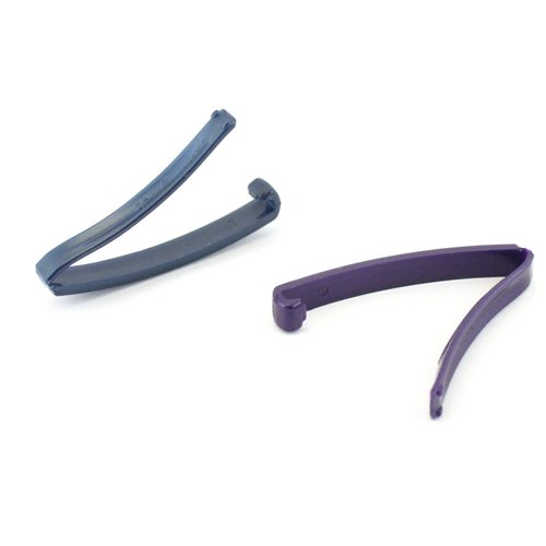 Goody Ouchless Flex Hair Barrettes - Blue & Purple - 4 Pcs.