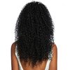 Mane Concept Human Hair Blend Ponytail Brown Sugar Key Curl Wrap N Tie 20" (1B)