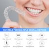 MitButy Retainer Cleaner Tablets (120 Count) with 1 Denture Bath Case and 1 Brush - Denture Cleaning Tablets for Invisalign, Aligners, Mouth & Night Guards, and Removable Dental Appliances