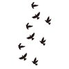 Arm Temporary Tattoos Art Sticker Waterproof Women Small Birds Fly