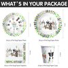 Xigejob Dog Birthday Party Supplies Tableware - Puppy Dog Party Decorations Include Dinner Plates, Dessert Plate, Cups, Napkins, Puppy Dog Themed Baby Shower Dinnerware Decorations | Serve 24