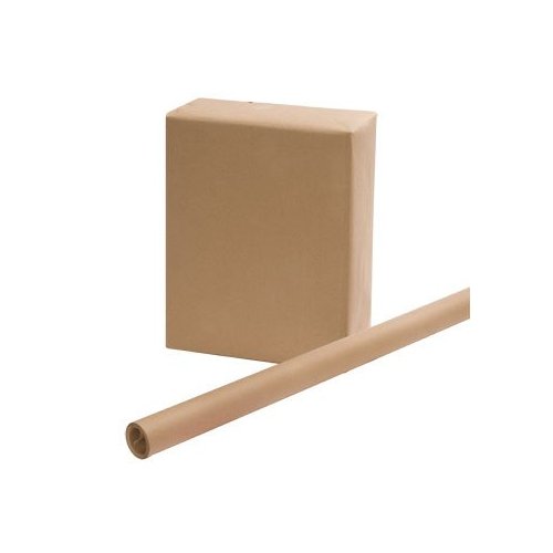 3 ROLLS - Brown Kraft Wrapping Paper 30" x 15 Feet x 3, Easy Handling Wrapping Paper
