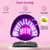268W UV LED Nail Lamp for Gel Polish with 4 Timer Settings and Professional Manicure Nail Dryer with Automatic Sensor