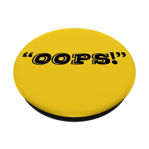 Oops! Pop Phone Grip for Smartphones & Tablets PopSockets Grip and Stand for Phones and Tablets