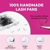 Eyesy Lash 500 Camellia Lash Extensions | 5D 0.07 Size 8-10-12mm Curl D | American Volume Lash Multiple Lengths Eyesy Eyelash Extension Pestanas Pelo A Pelo Create Depth, Textured, Layered Effect