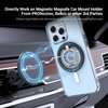 PROfezzion Thin Metal Ring Holder for MagSafe, Removable Strongest Magnetic Phone Grip for iPhone 16 15 14 13 12 Pro Max Plus with MagSafe Case [Not for Regular Case] [MagSafe Car Mount Compatible]