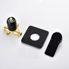 Shower Valves Wall Mount Shower Faucet Rough-In Valve Bathroom Trim Kit Single Handle Tub Shower Valve Mixer Matte Black