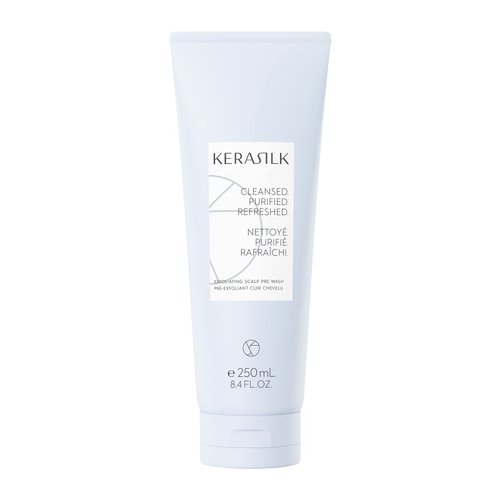 KERASILK Exfoliating Scalp Pre-Wash | Gentle & Deep Cleansing | Removes Excessive Sebum & Dead Skin Cells | Leaves Scalp Feeling Cleansed & Soothed | For All Scalp Types | 250ml
