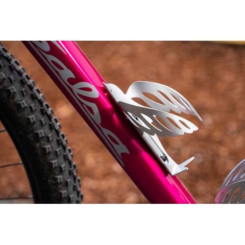 Portland Design Works | Sparrow Cage | Bicycle Water Bottle Cage, Silver