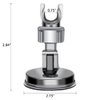 PROZADAHAO Adjustable Shower Head Holder, Bathroom Suction Cup Handheld Shower Head Bracket, Removable Handheld Showerhead & Wall Mounted Suction Bracket (Silver)
