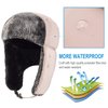 mysuntown Unisex Winter Trooper Hat Hunting Hat Ushanka Ear Flap Chin Strap and Windproof Mask(Khaki Color)