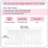 108inch Pink Tulle Table Skirt for 4/6/8ft Rectangle Round Tables, 2-Layer Ruffle Princess Pink Tulle Tutu ClothTable Skirts for Birthday Party Baby Shower Cake Dessert Tables(No Table Cover)
