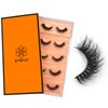 DYSILK Cat Eye Lashes False Eyelashes - Mink Lashes 5 Pairs 6D Lash Extension Kit Fluffy Lashes Fake Eyelashes Natural False Lashes Reusable Mink Lashes | Cat-Eye 8-15mm