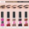 Waterproof Colored Eyebrow Gel Set, Thick Eyebrow Gel, Thickening Eyebrow Mascara Gel, Fast Eyebrow Shaping,Long Lasting Transfer-Proof Extreme Hold Brow Glue. (Black-2pcs 03#)