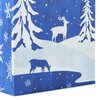 Hallmark 6" Christmas Gift Bags (6 Small Bags: Blue and White, Polar Bear, Snowflakes, Reindeer and Trees) for Holiday Parties, Gift Cards, Teacher Presents, Party Favors
