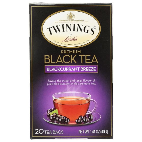 Twinings Blackcurrant Breeze Flavored Tea 20 Count