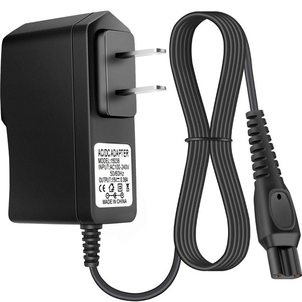 15V Replacement Shaver Charger Replacement Charger Cord Portable Adapter Universal Replace Charger Cord for Electric Shaver