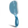 NuWay 4HAIR DoubleC PRO U.S. Patented Double Curved Detangling Brush is Hair Dryer Safe (Sea Foam)