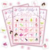 Disfuco Spa Bingo Game, Sleep Over Party Games Bingo Cards for Adults, Slumber Party Games, Birthday Bingo, Spa Party Favors Supplies Decorations, 24 Players Bingo Game (B05)