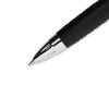Uni-Ball Signo 207 Retractable Gel Pen, 0.38mm Ultra-Micro Point, Black, Pack of 6