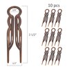 Good Hair Days Hair Pins - Plastic, U-shaped Magic Grip Hairpins, Strong Durable Pins For Fine, Thick & Long Hair, Hair Styling Accessories, Set of 20 (Black)