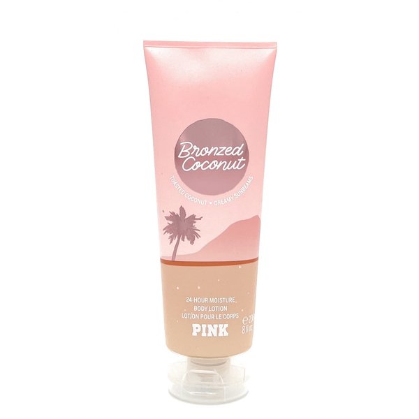 Victoria's Secret Pink Moisture Body Lotion Bronzed Coconut, Orange, 8 Fl Oz (Pack of 1)
