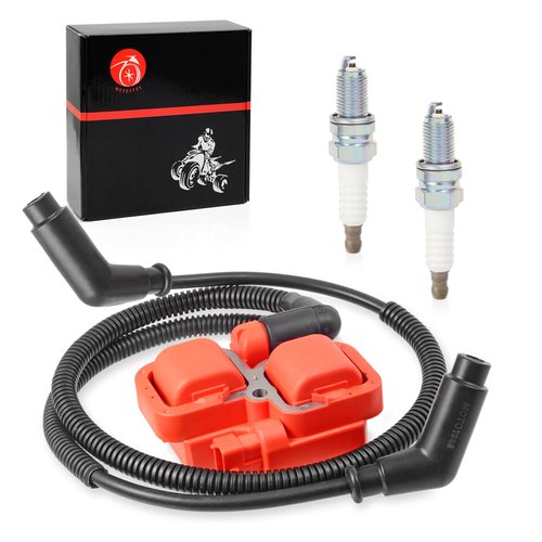 Ignition Coil Pack and Spark Plug & Wire Cap For Can-Am Commande Renegade Outlander MAX 500 570 650 800 800R 1000 1000R Bombardier TRAXTER 500 650