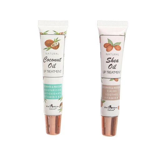 Prestige Biatta 2 PC Set Natural Oil Moisturizing Lip Treatment Coconut Oil & Shea Butter Oil