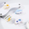 Funny Thundery Cloud Hair Clip,Acetate Hair Clip,Small Claw Clip for Women, 1 Count (Pack of 1)