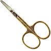 Camila Solingen CS01 Safety Tip Baby Nail Scissors for Manicure and Pedicure Grooming Scissors for Toddler Nail Care, Hypoallergenic Gold Plated Scissors. Made of Stainless Steel in Solingen, Germany
