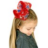 Girl Hair Clip Hair Bows Grosgrain Ribbon Hair Bow Hair Accessories for 4th of July 2 Pack ZFJ24… (Five-pointed Star Set)