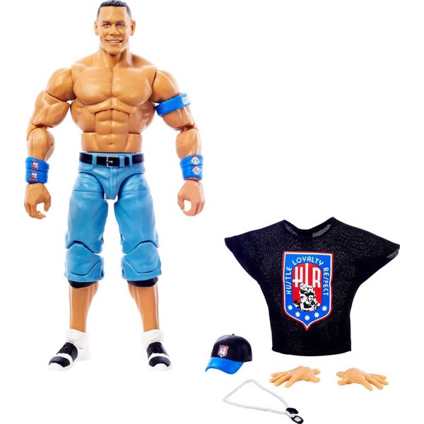 Mattel WWE John Cena Top Picks Elite Collection Action Figure with Entrance Shirt, 6-inch Posable Collectible Gift WWE Fans Ages 8 Years Old & Up