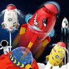 ROHSCE Water Rocket Sprinkler for Kids | Outdoor kids sprinkler Toy, Summer yard outside water toys | Spaceship Rocket Ship Sprinkler Toys for Kids 3 Years and Up | Fun Sprinkler Gift for Boys & Girls
