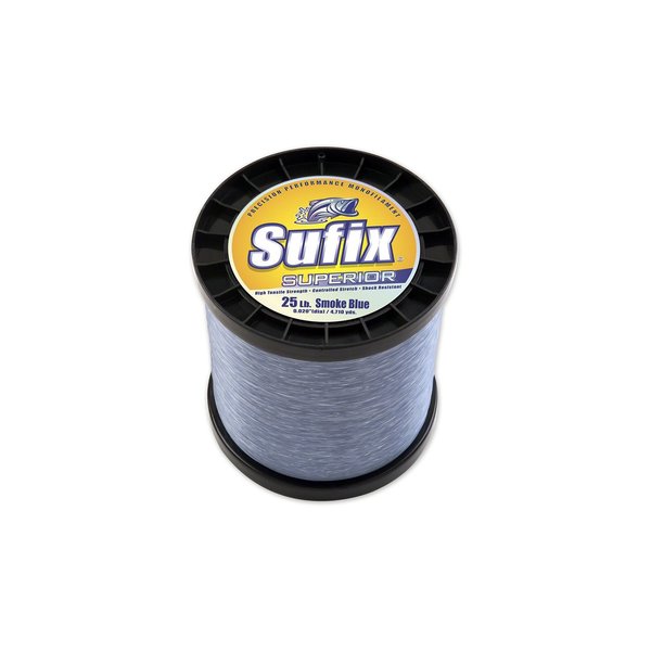 Sufix Superior 1-Pound Spool Size Fishing Line (Smoke Blue, 60-Pound)
