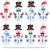 Max Fun DIY Felt Snowman Games Set with58Pcs Crafts Kit Wall Hanging Xmas Gifts for Christmas Winter Holiday Party Decorations (Snowman)