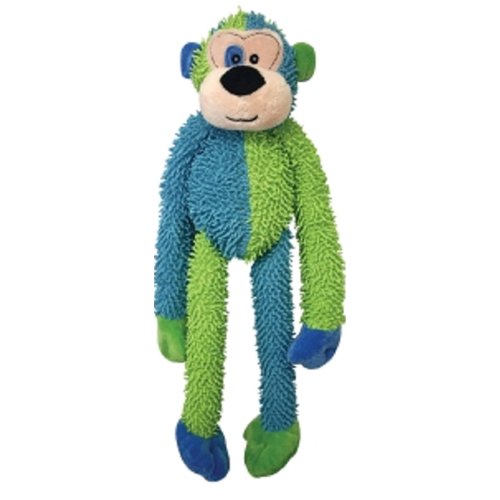 Multipet Monkey Plush Dog Toy 17" (Assorted Color, 1 Pack)